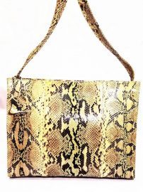1313-Túi đeo vai-Python skin large shoulder bag