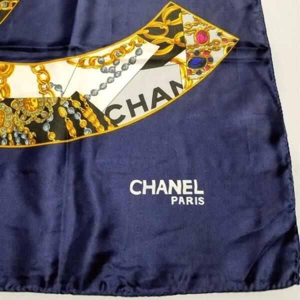 1119-Khăn lụa-Fake CHANEL silk scarf (~88 x 88cm)-Không giao dịch2