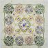 1073-Khăn-Lasserre Paris floral scarf (~85cm x 85cm)0