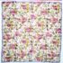 1075-Khăn lụa vuông-Christian Bernard floral silk scarf (~88cm x 88cm)-Khá mới0