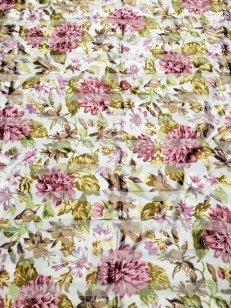 1075-Khăn-Christian Bernard Paris floral scarf (~88cm x 88cm)1