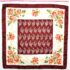 1077-Khăn lụa vuông-Floral silk scarf (~78cm x 78cm)-Khá mới0