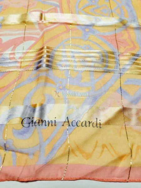 1079-Khăn-Gianni Accardi scarf (~86cm x 86cm)2