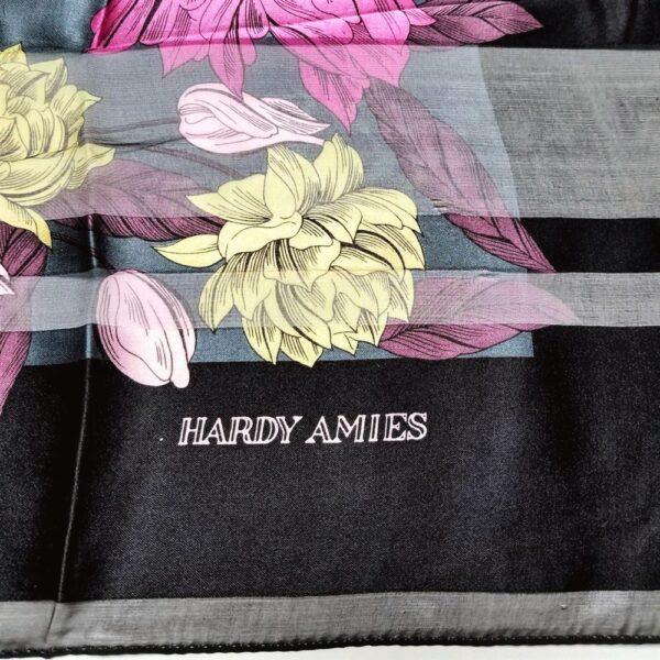 1084-Khăn lụa vuông-Hardy Amies silk scarf (~77cm x 77cm)-Gần như mới3