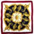 1087-Khăn lụa vuông-Kawabe Tokyo silk scarf (~78cm x 78cm)-Khá mới0