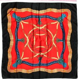 1100-Khăn vuông-Italy polyester scarf (~87cm x 87cm)-Gần như mới