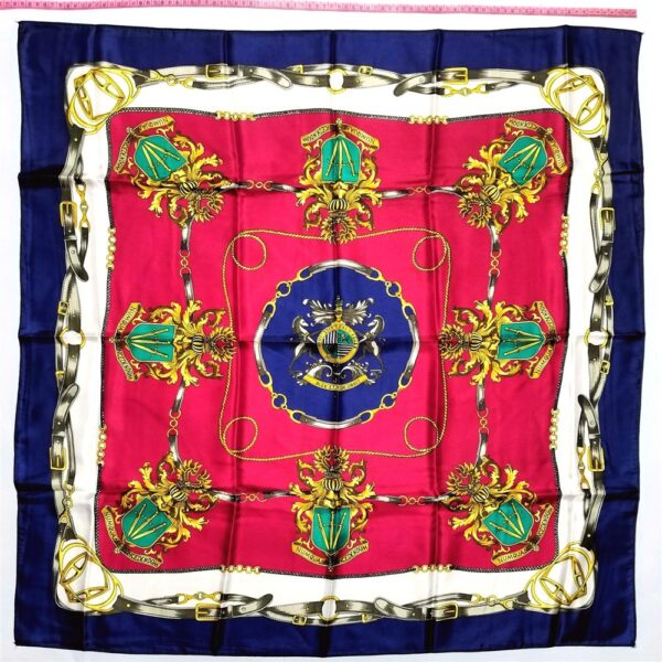 1105-Khăn vuông-DIeu Et Mon Droit Polyester scarf (~87cm x 87cm)-Gần như mới0