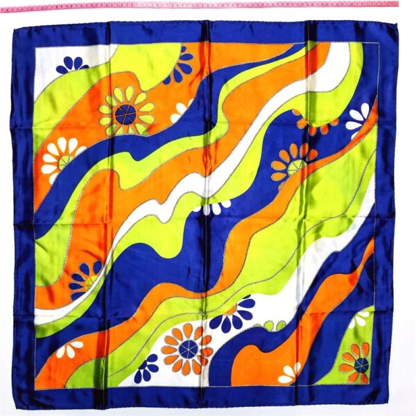 1107-Khăn vuông-Polyester scarf (~78cm x 78cm)-Gần như mới0