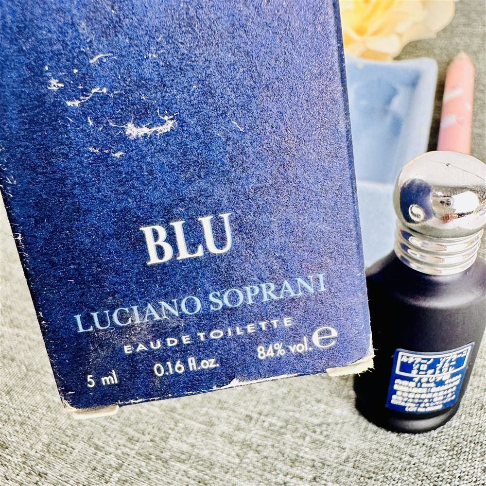 0510-Solo Soprani BLU Luciano Soprani EDT 5ml-Nước hoa nam-Đã sử dụng -  KIWIKI BOUTIQUE