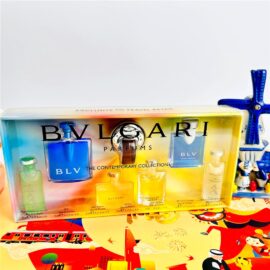 0476-BVLGARI Perfumes Travel Gift Set (6x5ml+1x4ml)-Nước hoa nữ+nam-Đã sử dụng