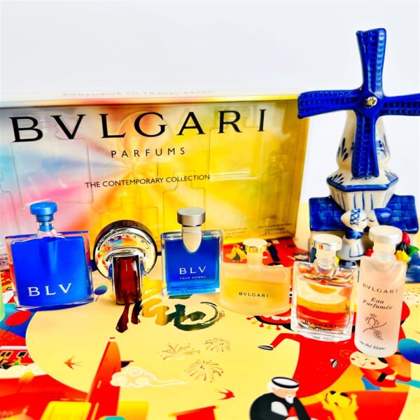 0476-BVLGARI Perfumes Travel Gift Set (6x5ml+1x4ml)-Nước hoa nữ+nam-Đã sử dụng1