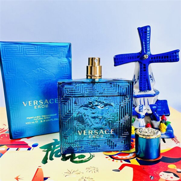 0413-VERSACE Eros Perfumed Deodorant spray 100ml-Nước hoa nam-Đã sử dụng0