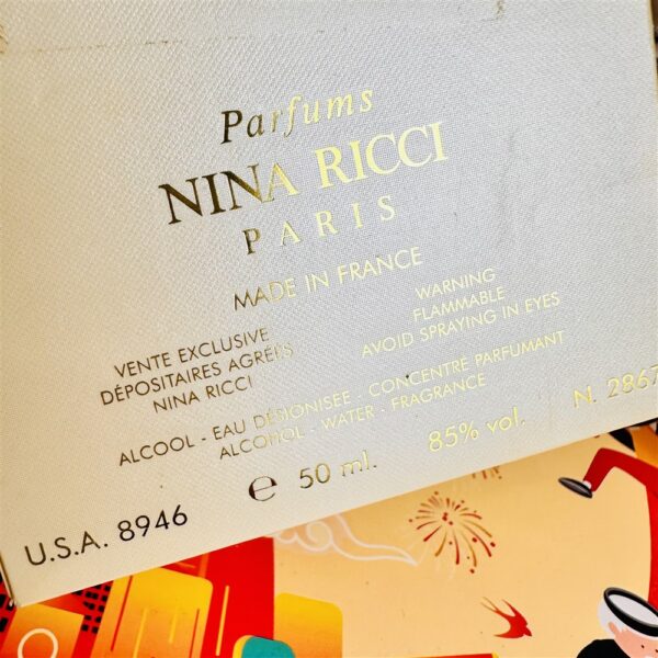 0402-NINA RICCI EDT vaporisateur perfume 50ml-Nước hoa nữ-Đã sử dụng5
