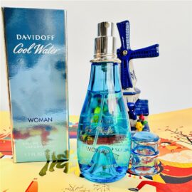 0417-DAVIDOFF Cool water women EDT spray 50ml-Nước hoa nữ-Đã sử dụng