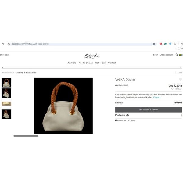 1429-Túi xách tay-Desmo Italy leather handbag-Gần như mới10