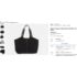 1454-Túi xách tay-Agnes’B Japan nylon tote bag-Như mới15