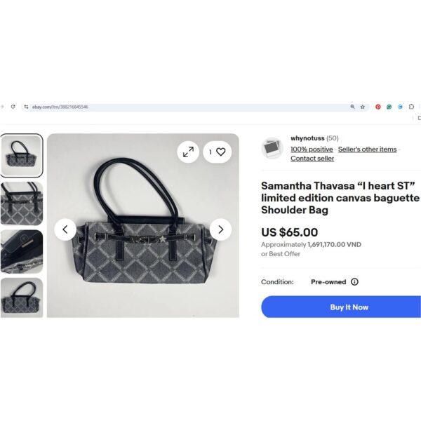 1409-Túi xách tay-SAMANTHA THAVASA handbag-Như mới/Chưa sử dụng16