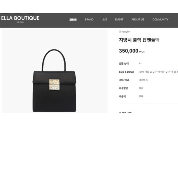 1519-Túi xách tay-GIVENCHY Maroquinerie handbag-Gần như mới13