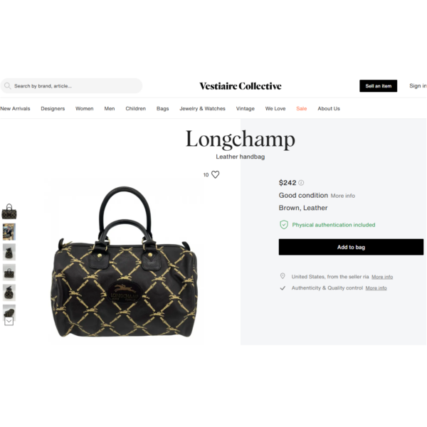1390-Túi xách tay-LONGCHAMP vintage boston bag-Đã sử dụng/Khá mới15