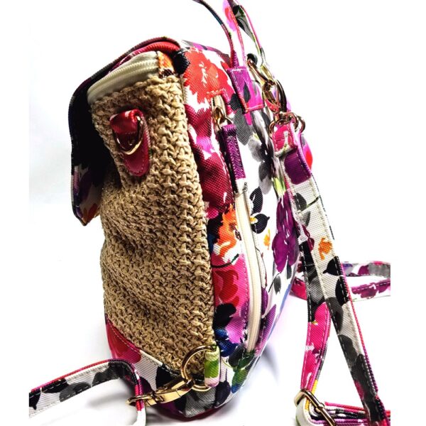 1527-Balô nữ-Synthetic leather backpack, shoulder bag5