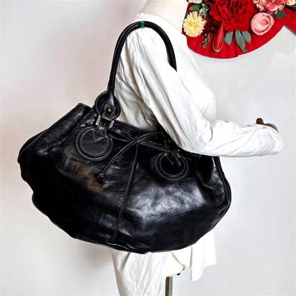 1539-Túi đeo vai-Brown Sebenie leather shoulder bag1
