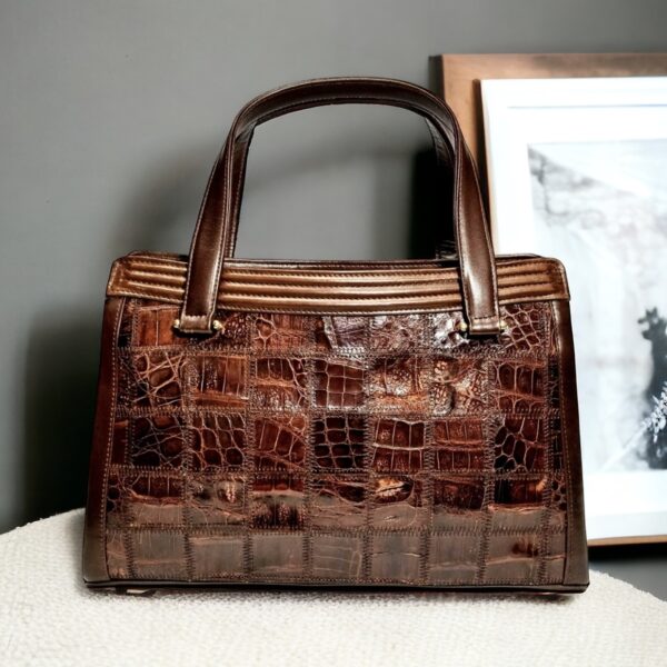 1526-Túi xách tay-Real leather handbag and clutch0