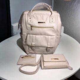 1574-Balô nữ/Túi đeo chéo-OLIVE Des OLIVE backpack & crossbody bag-Như mới/Chưa sử dụng