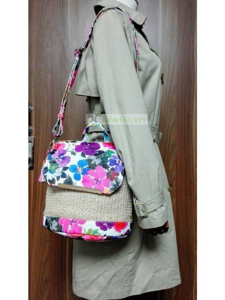 1527-Balô nữ-Faux leather backpack, shoulder bag10