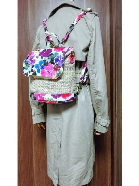 1527-Balô nữ-Synthetic leather backpack, shoulder bag13