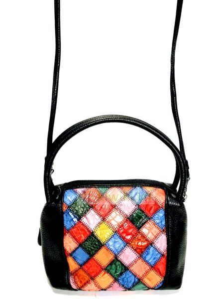 1537-Túi xách tay-Faux and real leather handbag0