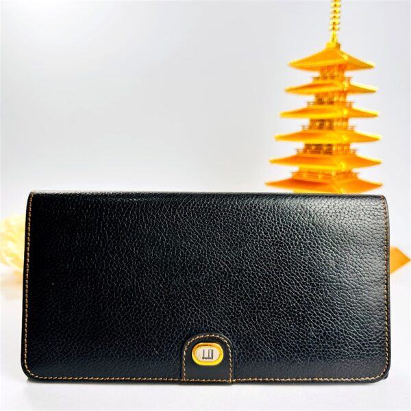 1690-DUNHILL Bifold Long Wallet WU1100A-Ví dài nam/nữ-Khá mới0