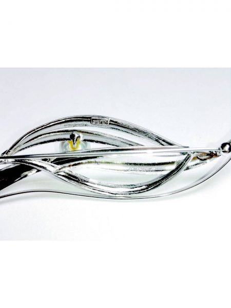 0986-Ghim cài áo-Silver and pearl pin2