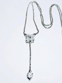 0877-Dây chuyền nữ-Four leaf clover necklace