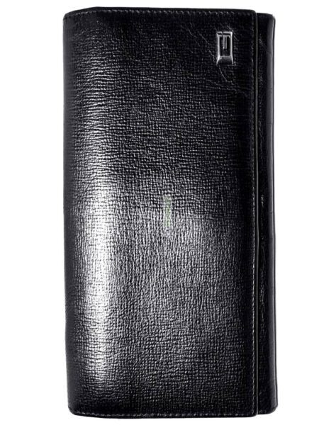 1663-Ví dài nữ-GUCCI Initial G black wallet0