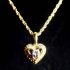 0767-Dây chuyền nữ-Nina Ricci heart pendant necklace0