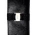 1666-Ví dài nữ-SALVATORE FERRAGAMO  Vara black textured leather wallet0