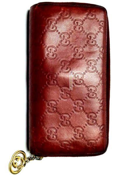 1668-Ví dài nữ-GUCCI guccissima monogram continental wallet0