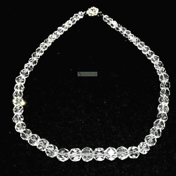 0752-Dây chuyền pha lê-Crystal necklace-Khá mới0