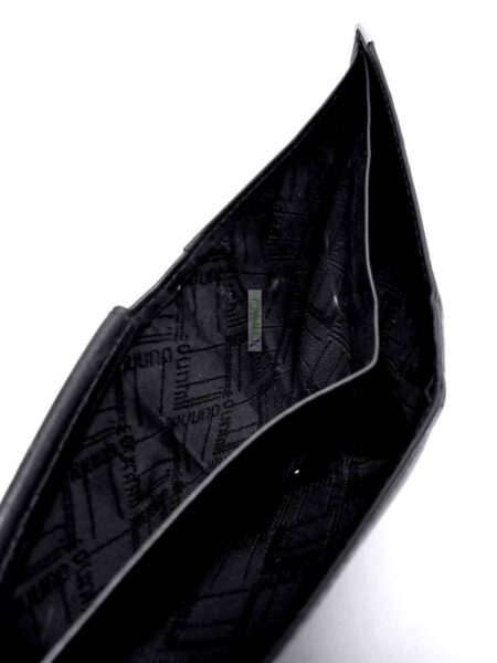 1673-Ví nam-DUNHILL Black Logo Hardware Bi-fold Leather wallet3