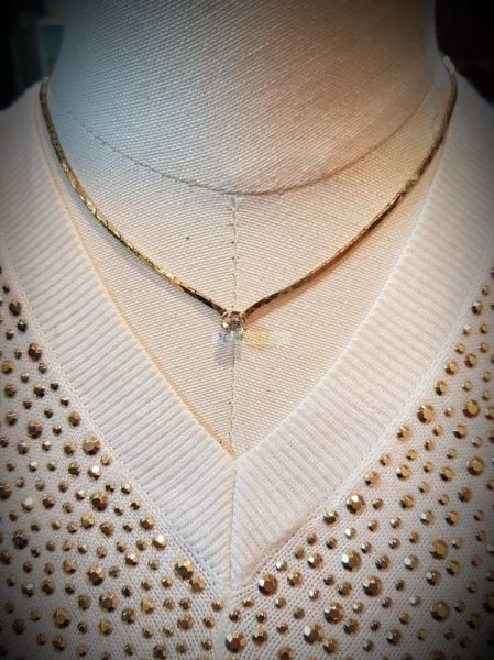 0831-Dây chuyền nữ-Christian Dior vintage necklace9
