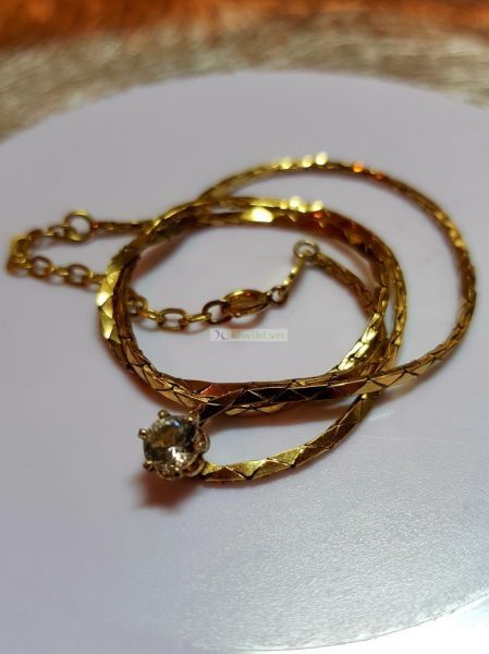 Vintage Dior rhinestone gold necklace  Vintage by Livz