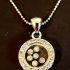 0786-Dây chuyền nữ-Floating crystal necklace2