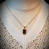 0809-Dây chuyền nữ-Black rock necklace6