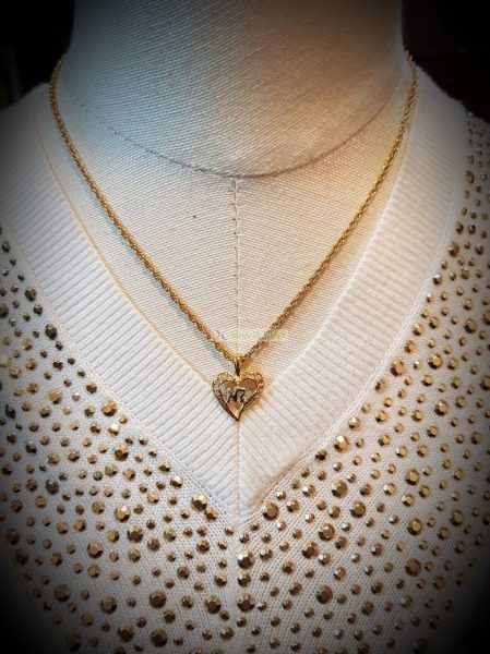 0759-Dây chuyền nữ-Nina Ricci heart pendant necklace7