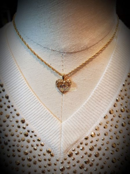 0759-Dây chuyền nữ-Nina Ricci heart pendant necklace8