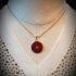 0788-Dây chuyền nữ-Red pendant necklace6