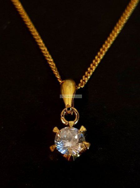 0810-Dây chuyền nữ-Faux diamond necklace2