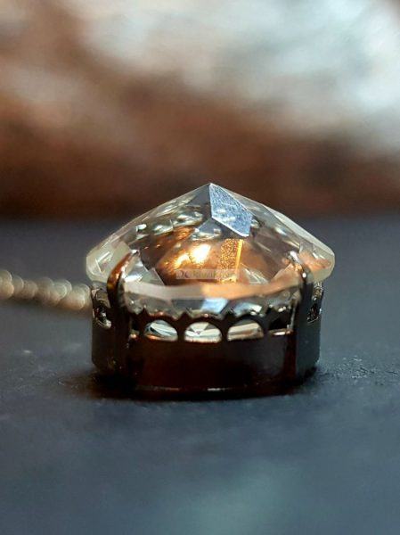 0798-Dây chuyền-Clear quartz necklace3