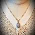 0785-Dây chuyền nữ-Faux opal necklace7