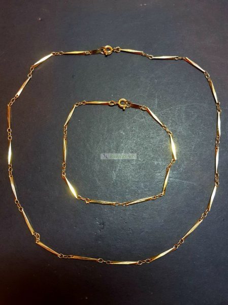 0829-Dây chuyền+lắc tay-18K gold filled necklace+bracelet1